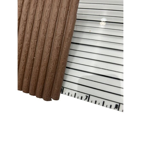 Marx 1950s Fort Apache Parts Brown Fence Panels Sign Lookouts 17 Pieces Vintage - Picture 6 of 11